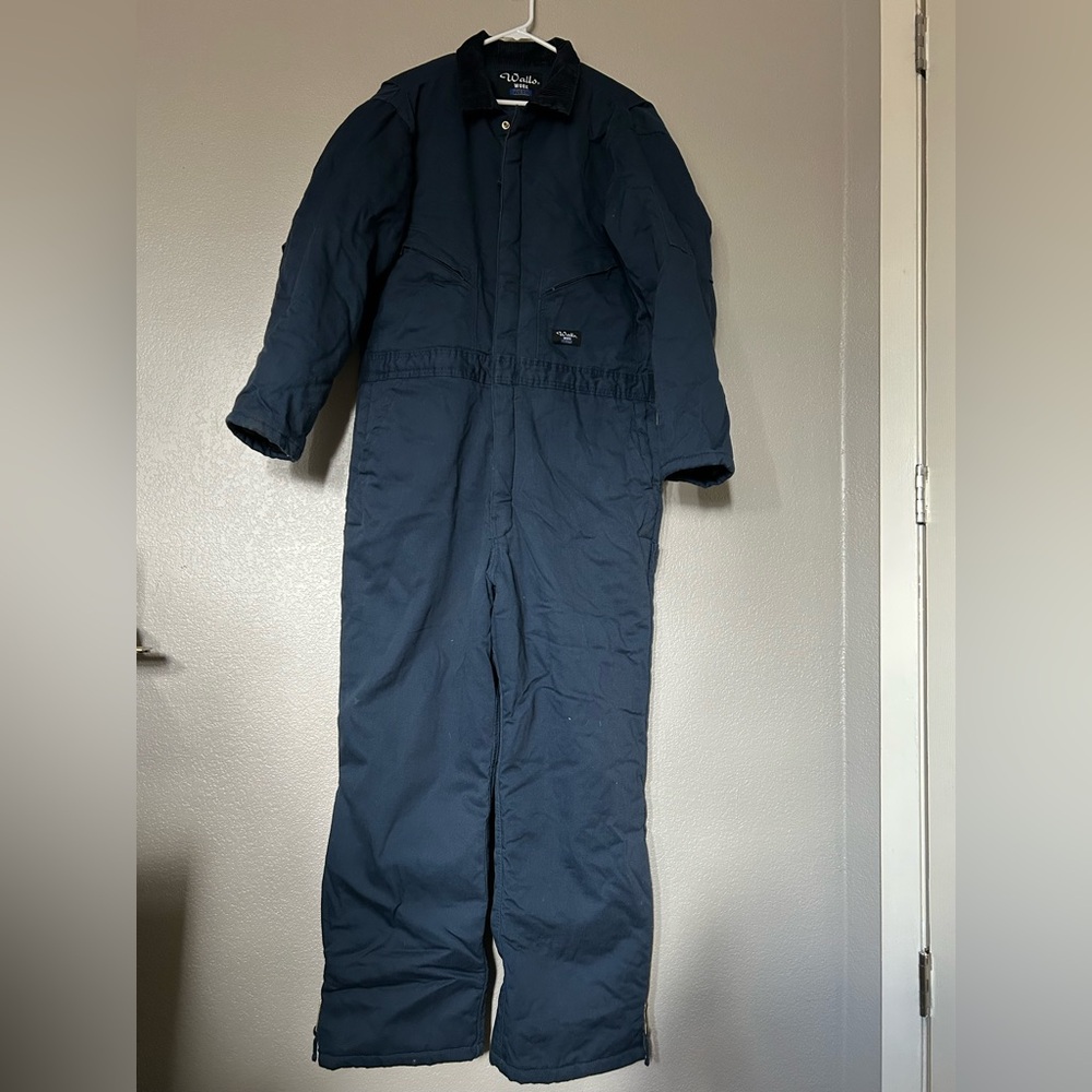 Walls Men's Insulated Breathable Reinforced Work Protective Coveralls Sz L